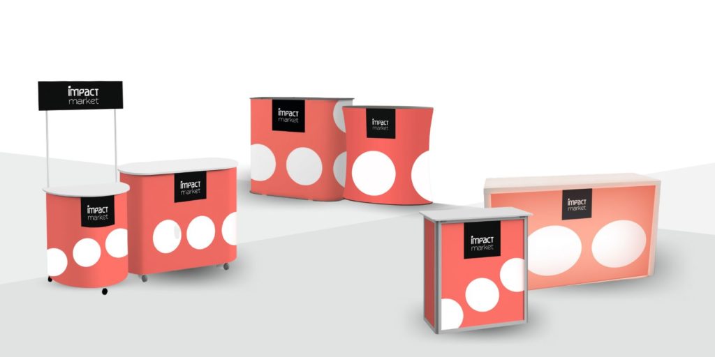 Comptoir Stand Design et Fonctionnel - Impact Market