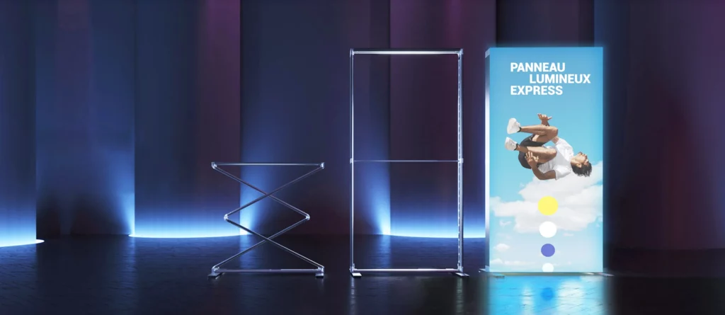 Nouveauté produit ! Le panneau lumineux pliable !
